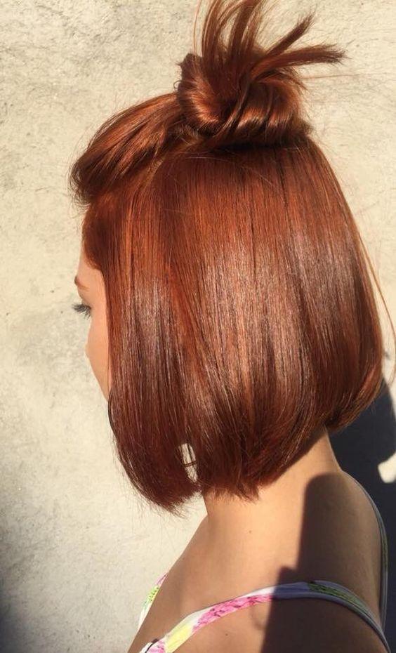 καστανοκόκκινα-καρέ-ίσια μαλλιά-ιδέες-