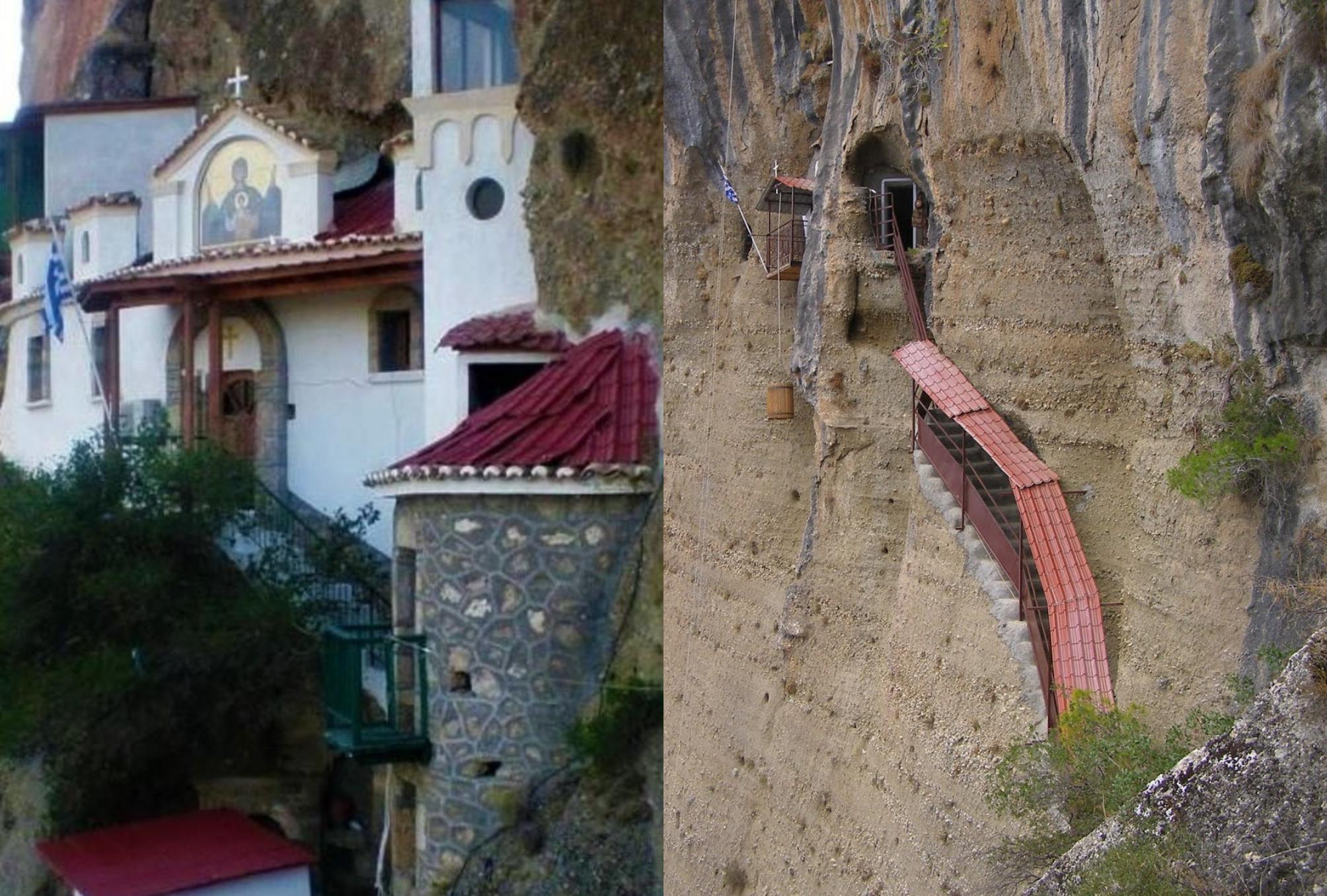 Παναγιά Καταφυγιώτισσα:  Η άγνωστη εκκλησία της Κορινθίας που είναι σφηνωμένη στα  βράχια