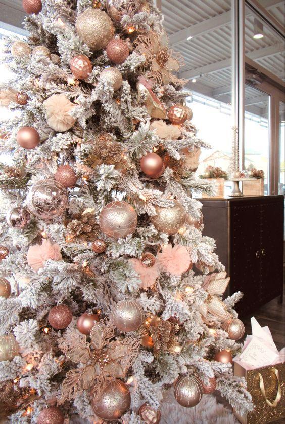 ροδακινί-στη-Χριστουγεννιάτικη διακόσμηση-τάσεις 2023 2024-Χριστουγεννιάτικες τάσεις-