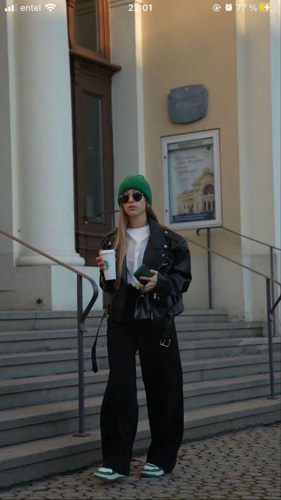 ιδέες-για-δερμάτινα τζάκετ-Φθινόπωρο-Χειμώνας-2023 2024-τάσεις-