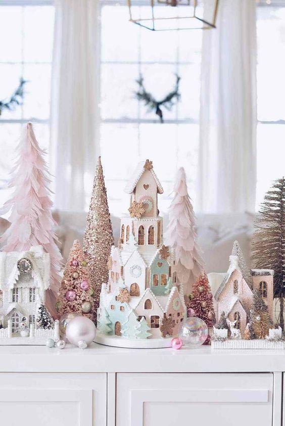 ροζ-στη-Χριστουγεννιάτικη διακόσμηση-τάσεις 2023 2024-Χριστουγεννιάτικες τάσεις-