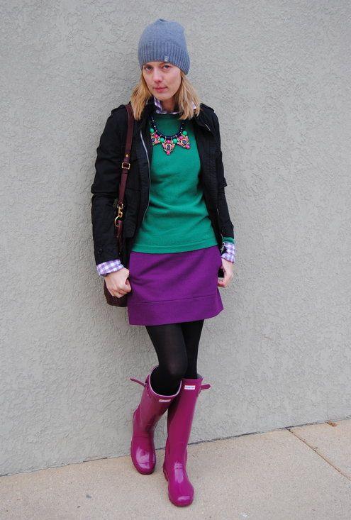 viva magenta-σε-γαλότσες-ιδέες-