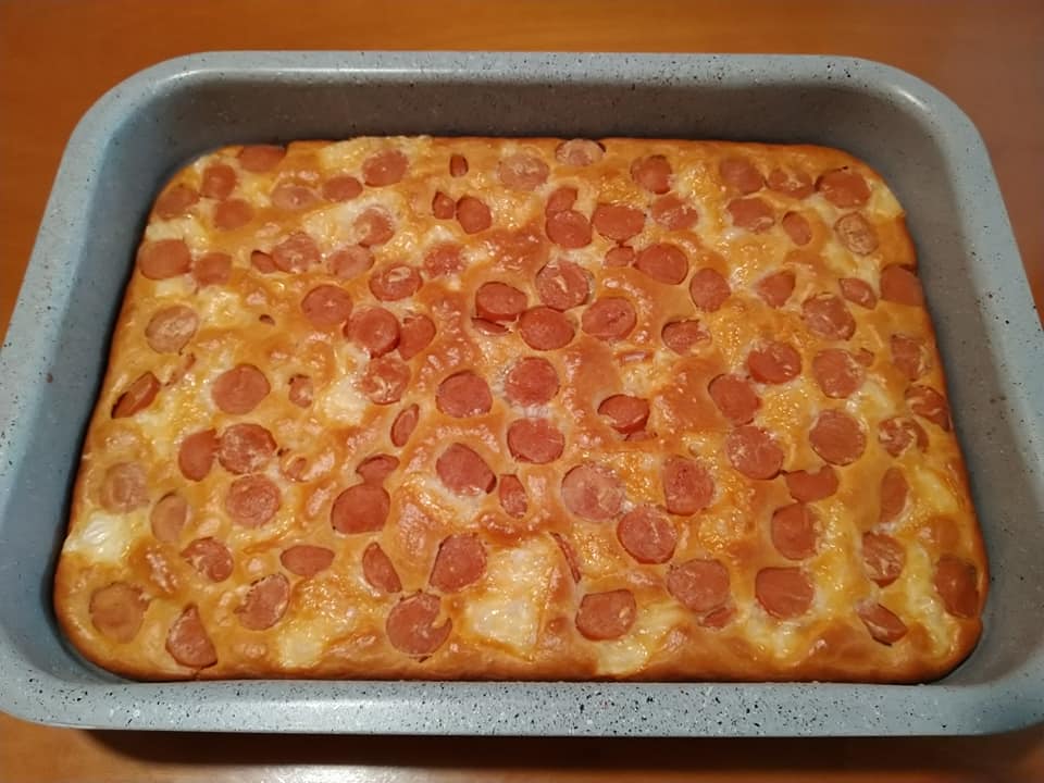 λουκανικόπιτα-χωρίς φύλλο-συνταγή-