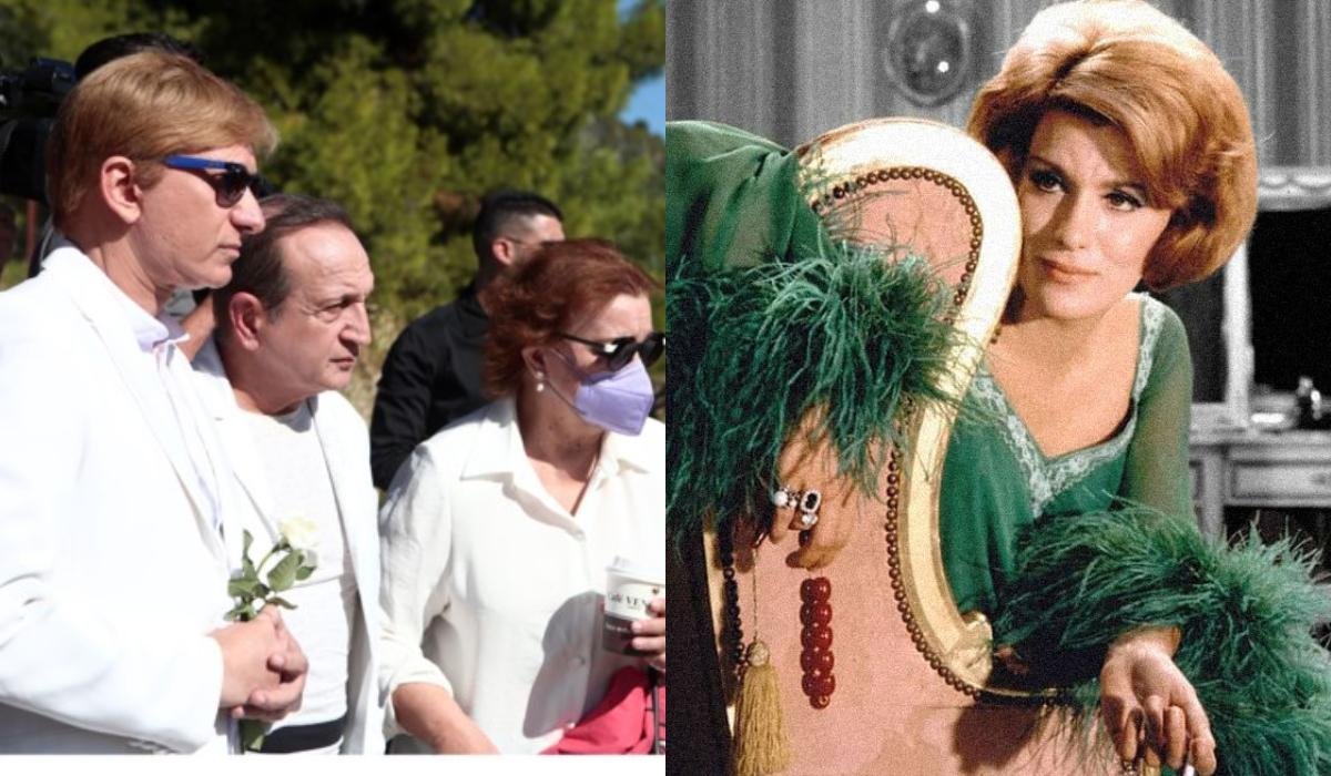 Κηδεία Μαίρης Χρονοπούλου : Συντετριμμένος ο πρώην σύντροφός της, Νίκος Σταγόπουλος στο τελευταίο «αντίο»