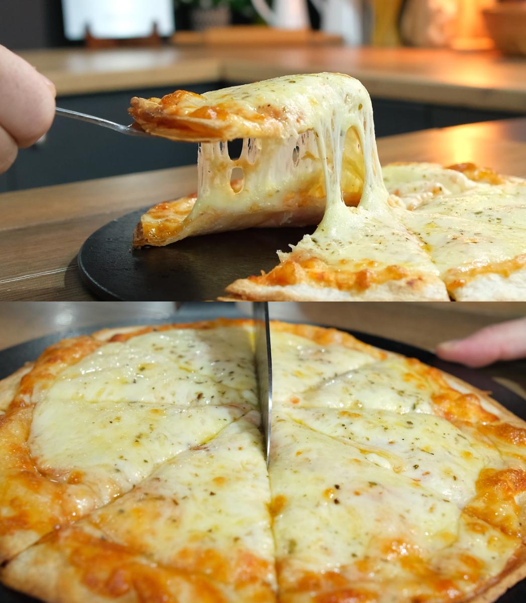 πίτσα-μαργαρίτα-με-τορτίγιες-συνταγή- πίτσα-μαργαρίτα-με-τορτίγιες-συνταγή-