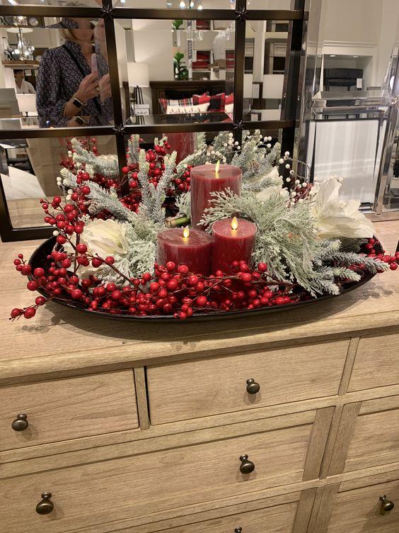 χριστουγεννιάτικος δίσκος-σε-κόκκινο Βουργουνδίας-ιδέες- χριστουγεννιάτικος δίσκος-σε-κόκκινο Βουργουνδίας-ιδέες-