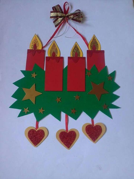 χριστουγεννιάτικα-κηροπήγια-από-χαρτόνι-ιδέες-