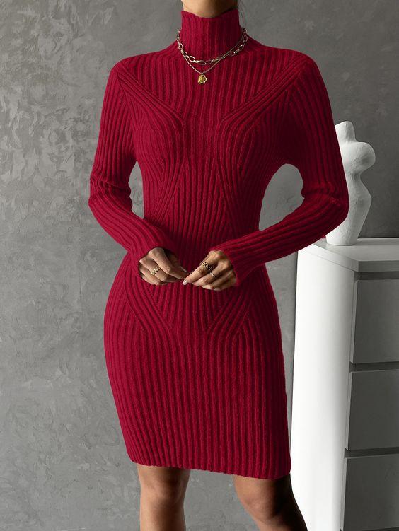 Η Αναστασία Παντούση απο το Ναυάγιο φοράει το κόκκινο πλεκτό φόρεμα που πρέπει να προσθέσεις στην γκαρνταρόμπα σου