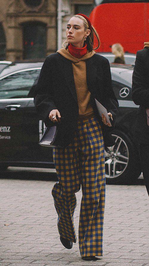 καρό παντελόνι-με-πουλόβερ-ιδέες-