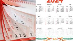 Οι αργίες του 2024 : Αναλυτικά τα τριήμερα του νέου έτους
