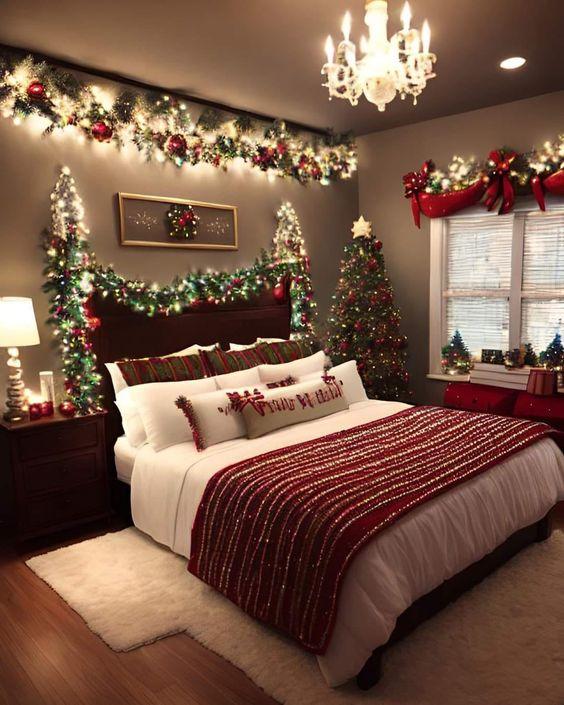 19 ιδέες Χριστουγεννιάτικης διακόσμησης με φωτάκια led σε όλο το σπίτι τα Χριστούγεννα 2023