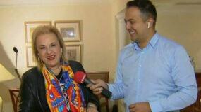 Ματίνα Παγώνη: Ο Χασαπόπουλος & η Βούλγαρη ξέχασαν την γιορτή της – Ti  δώρο που της πρόσφεραν στον αέρα για να επανορθώσουν