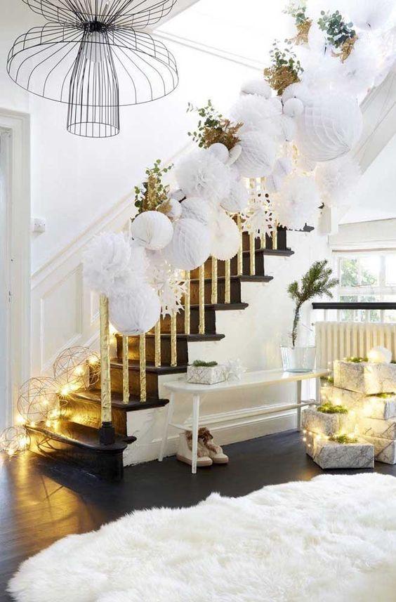 diy-χριστουγεννιάτικη γιρλάντα-από-μακαρόνια κολύμβησης-