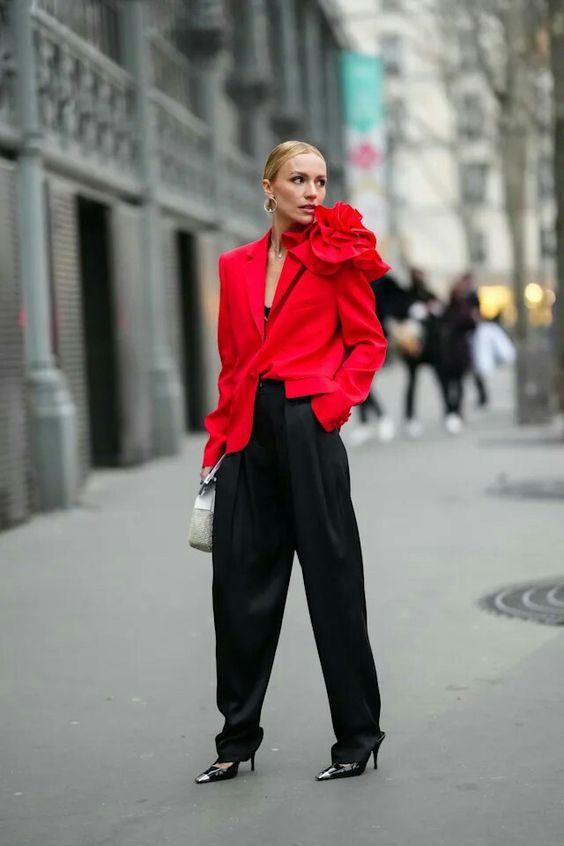 ιδέες-για-κόκκινο-ντύσιμο-Χειμώνας-2023-2024-τάσεις-