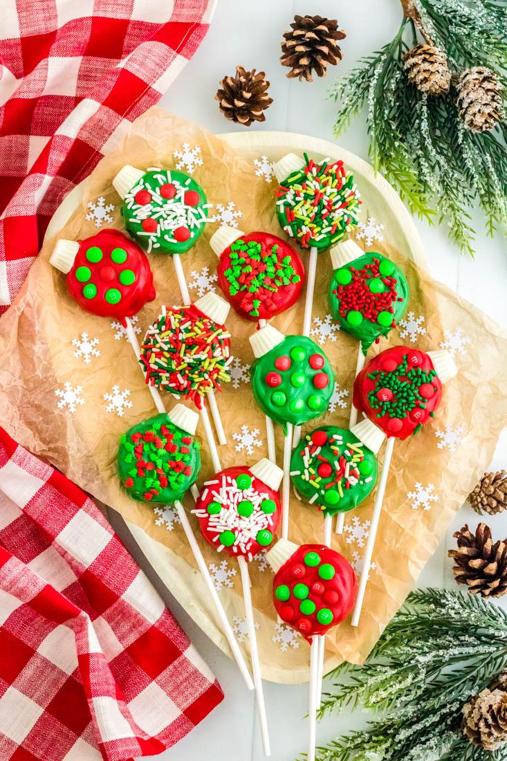 Χριστουγεννιάτικα Oreo Pops