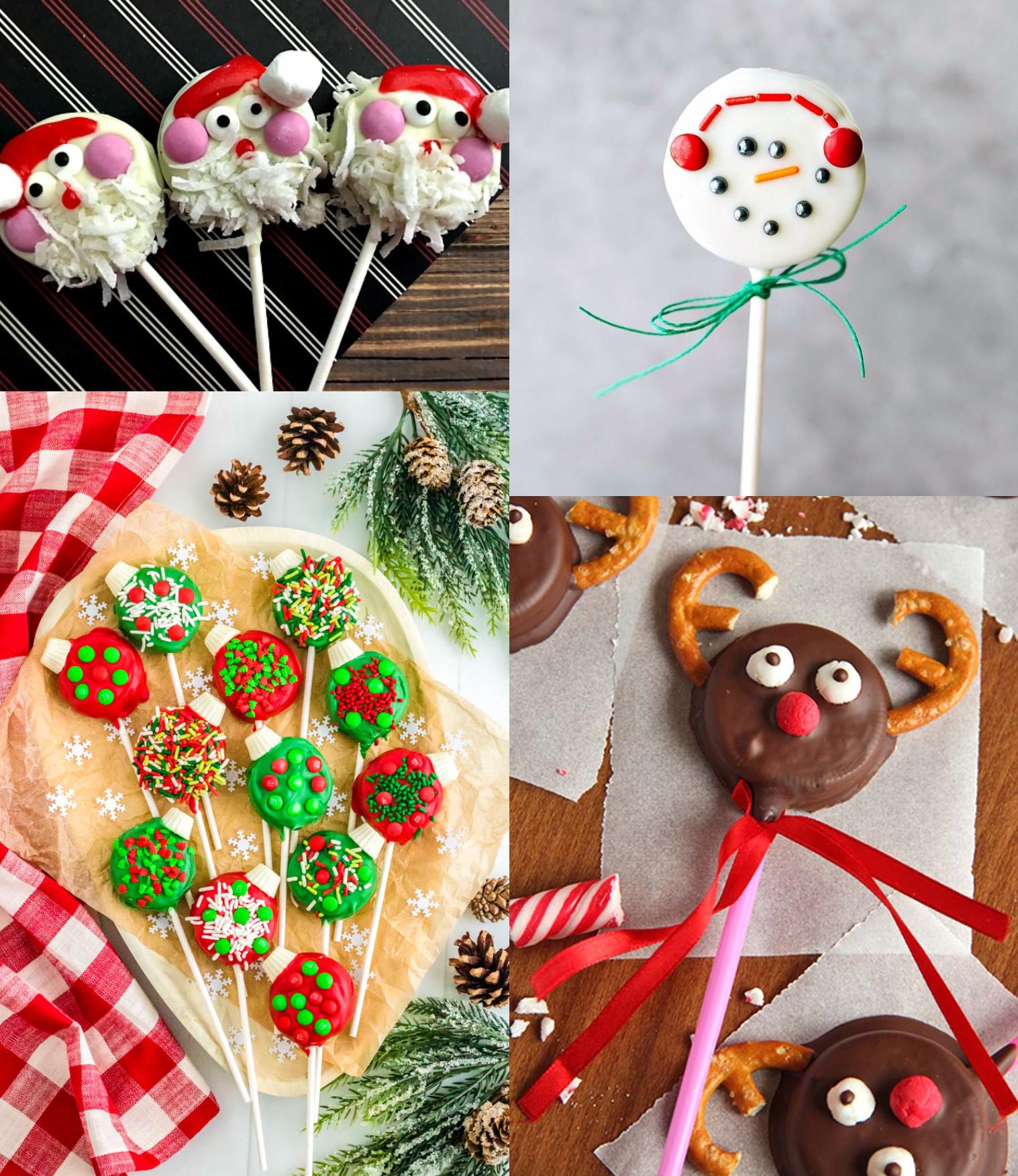 Χριστουγεννιάτικα Oreo Pops