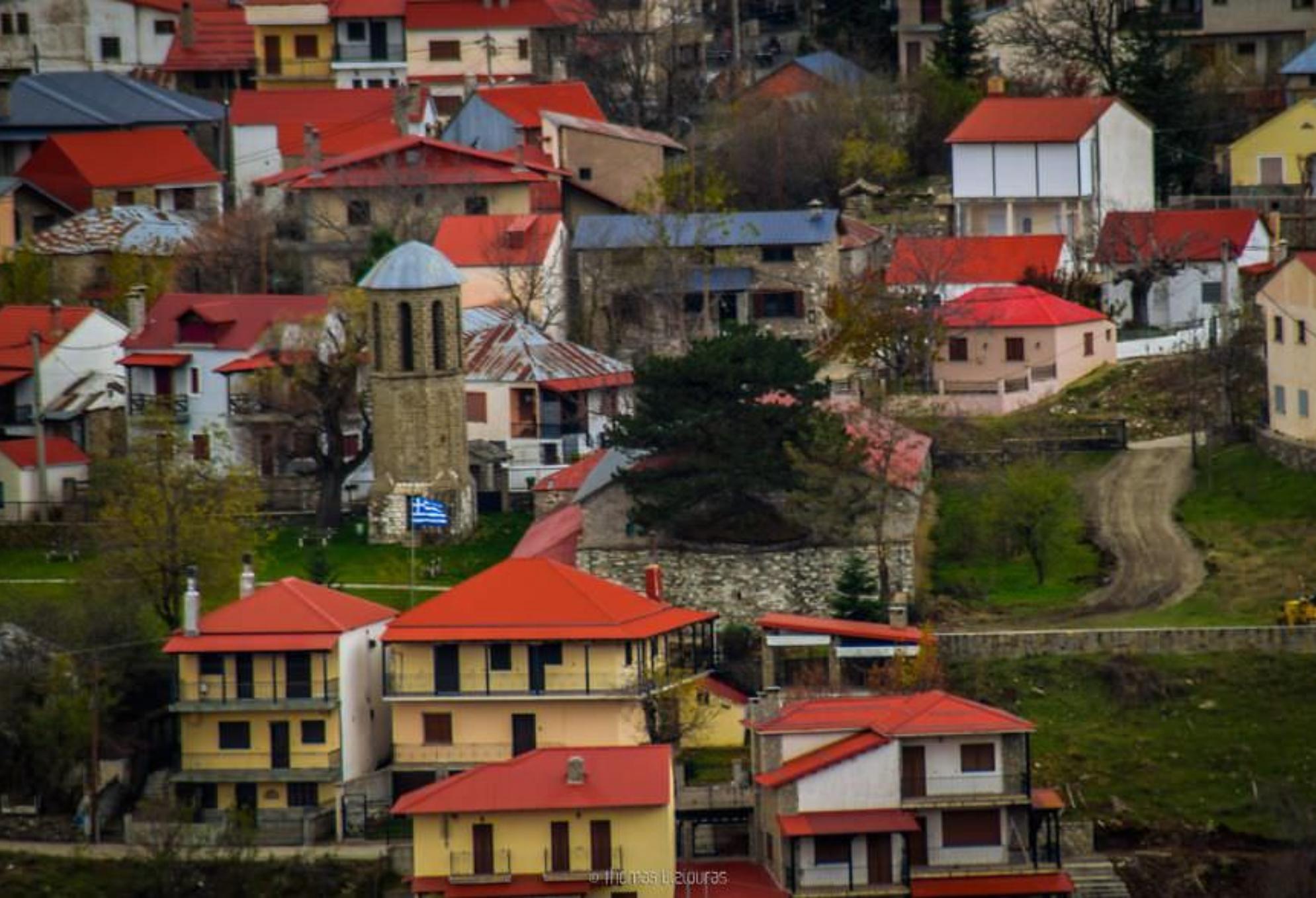 Γρεβενά – Μεγάλη Παναγιά: Το αιωνόβιο πεύκο που έχει τις ρίζες του στην σκεπή της εκκλησίας
