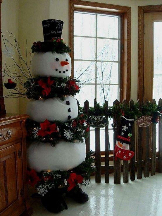 Χριστούγεννα 2023: 18 ιδέες για Χριστουγεννιάτικη διακόσμηση με χιονάνθρωπους