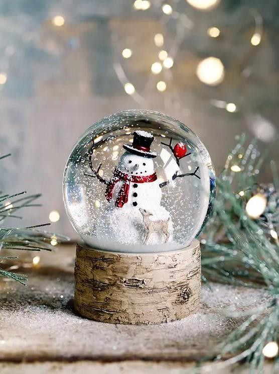 χριστουγεννιάτικη-μπάλα-με-χιονάνθρωπο-ιδέες-