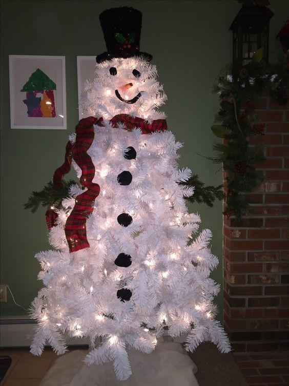 ιδέες-για-χριστουγεννιάτικη διακόσμηση-με-χιονάνθρωπους-Χριστούγεννα 2023-