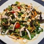 χριστουγεννιάτικη-σαλάτα-με-μπλε τυρί-Δανίας-συνταγή-