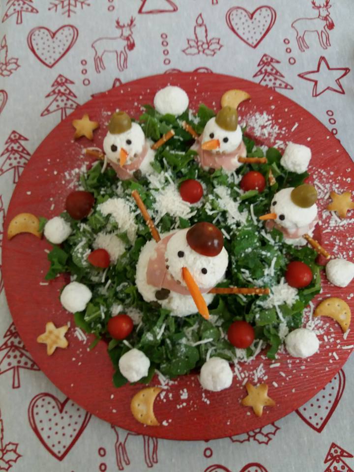 χριστουγεννιάτικη-σαλάτα-με-χιονάνθρωπους-συνταγή-