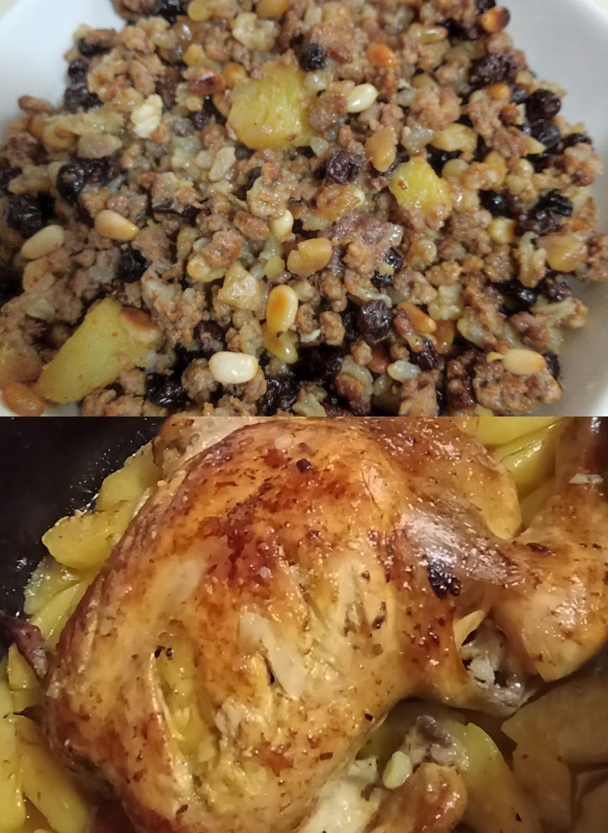 γέμιση-για-χριστουγεννιάτικο κοτόπουλο-συνταγή-