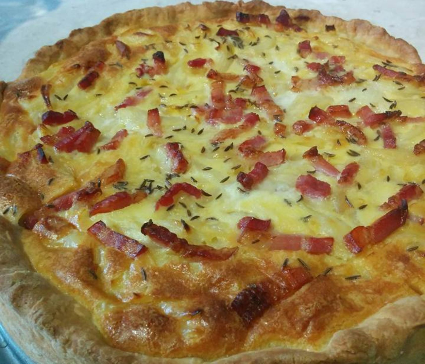 Γιορτινή τάρτα σα σουφλέ