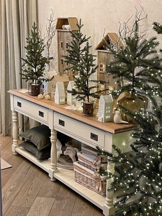 φυσικά-υλικά-και-φωτάκια-στο-μπουφέ-ιδέες-