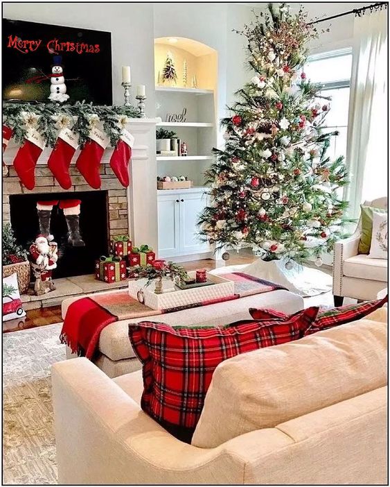 ιδέες-για-χριστουγεννιάτικη διακόσμηση-στη-τραπεζαρία-και-το-τραπεζάκι-του-σαλονιού-Χριστούγεννα 2023-