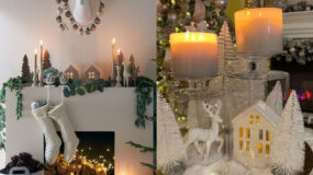 ιδέες-για-διακόσμηση-με-χριστουγεννιάτικα κεριά-Χριστούγεννα 2023-