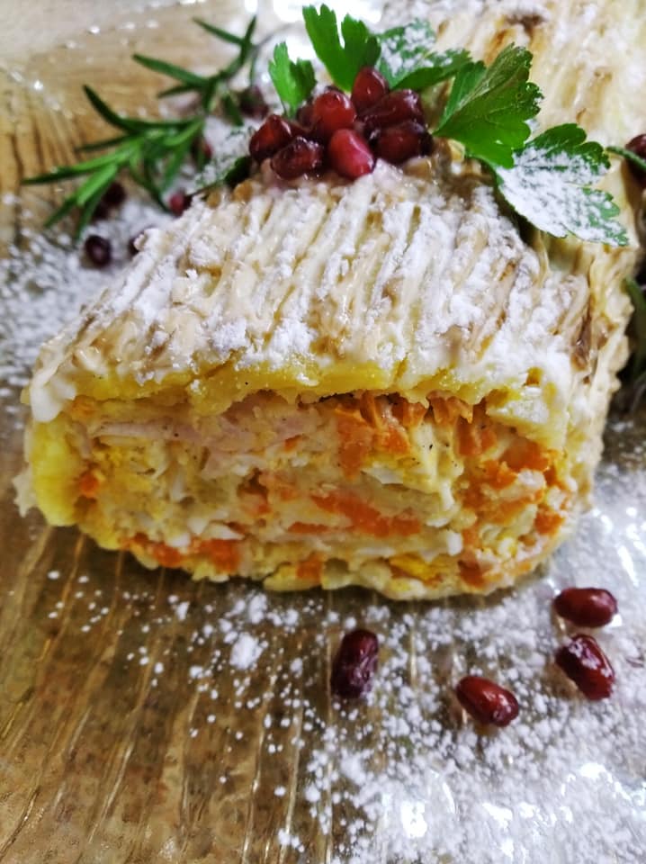 χριστουγεννιάτικος-αλμυρός κορμός-συνταγή-