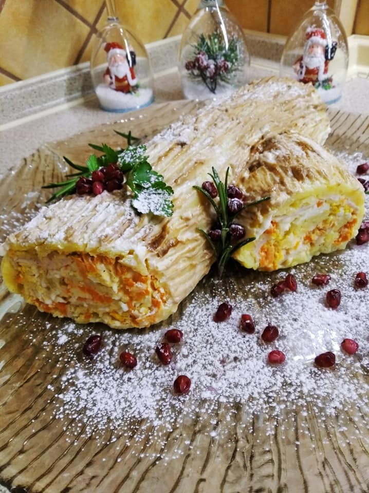 χριστουγεννιάτικος-αλμυρός κορμός-συνταγή-