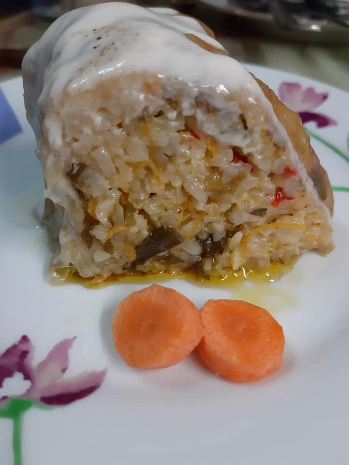 λαχανοντολμάς-σε-φόρμα-συνταγή-