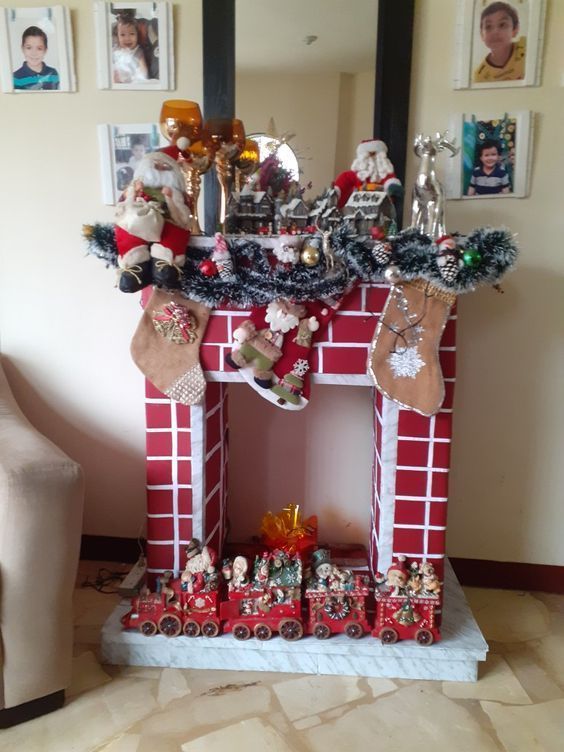 τζάκι-από-κούτες-στο-χολ-ιδέες- τζάκι-από-κούτες-στο-χολ-ιδέες-