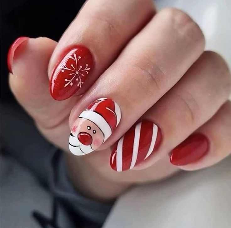 ιδέες-για-Χριστουγεννιάτικα νύχια-με-Άγιο Βασίλη-Χριστούγεννα 2023- ιδέες-για-Χριστουγεννιάτικα νύχια-με-Άγιο Βασίλη-Χριστούγεννα 2023-