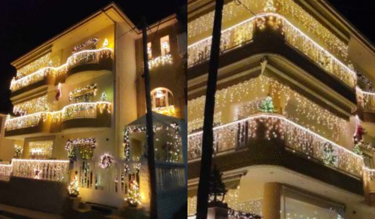 Κοζάνη : Φωταγωγήθηκε και φέτος το σπίτι-«υπερπαραγωγή των Χριστουγέννων»