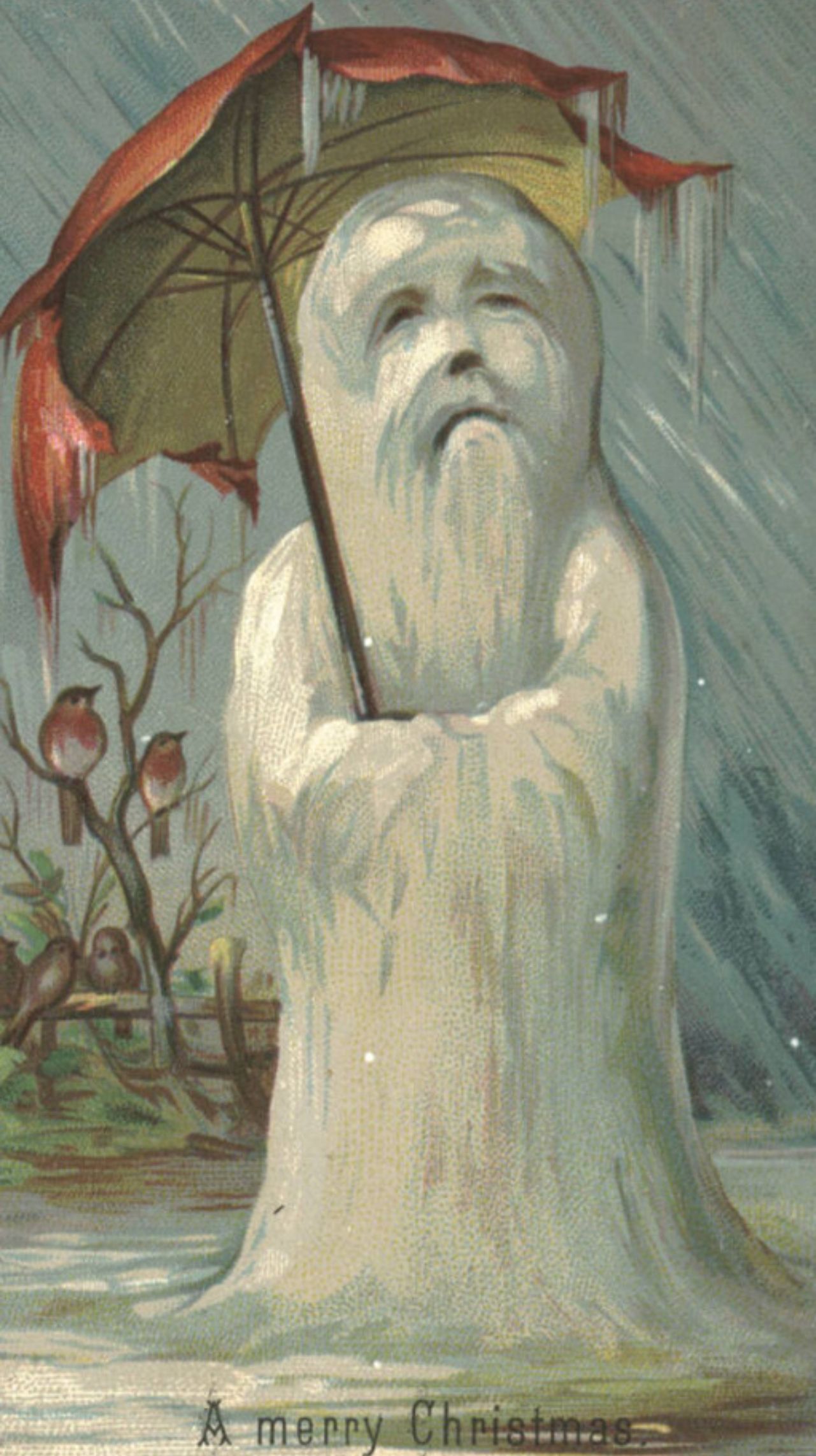 Χριστουγεννιάτικες κάρτες Βικτωριανής Εποχής: Ανατριχιαστικές ευχετήριες κάρτες με νεκρά πουλιά, βασανιστήρια και βάτραχους δολοφόνους