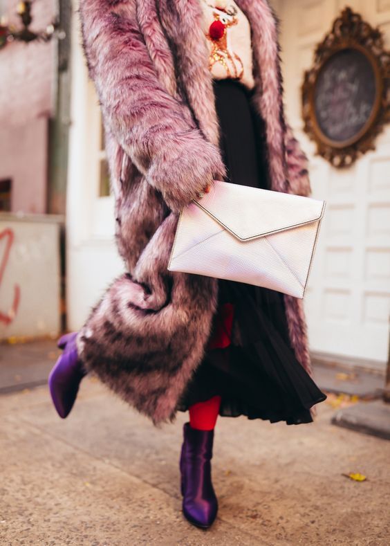 γούνινο-πανωφόρι-σε-ροζ αποχρώσεις-ιδέες-