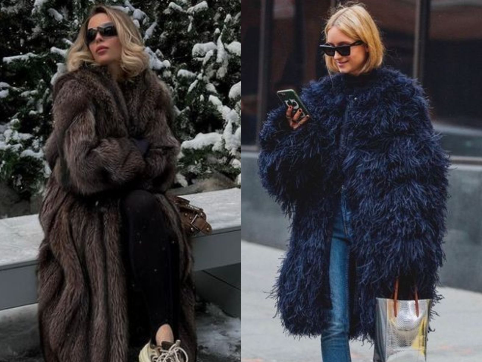 ιδέες-για-γούνινα παλτό-Χριστούγεννα 2023-