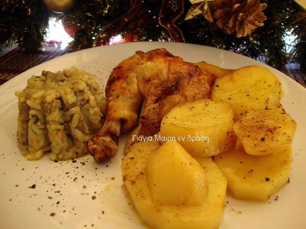 γεμιστό-κοτόπουλο-για-τα-Χριστούγεννα-συνταγή-
