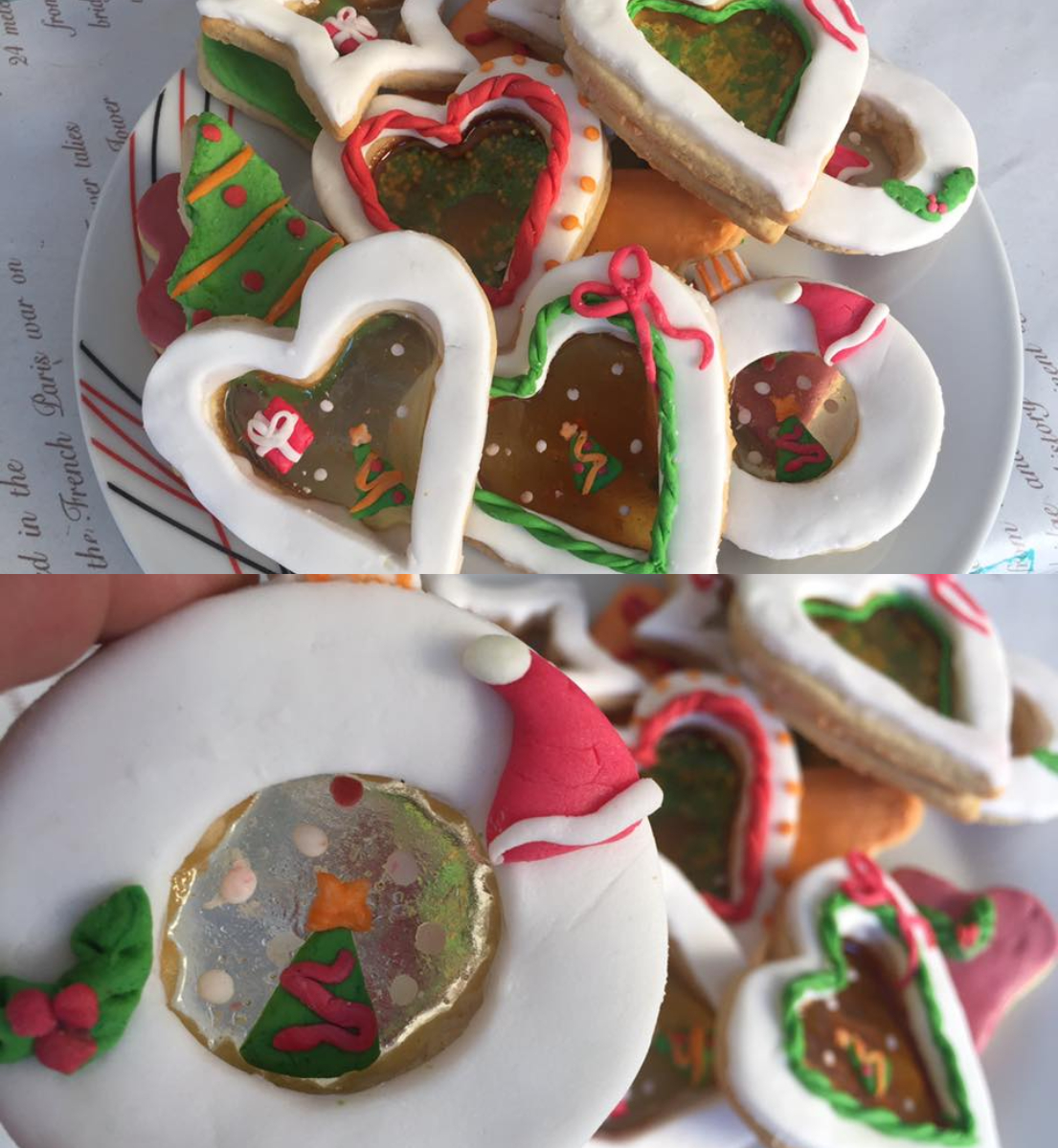 χριστουγεννιάτικα-μπισκότα-με-καραμέλα-συνταγή-