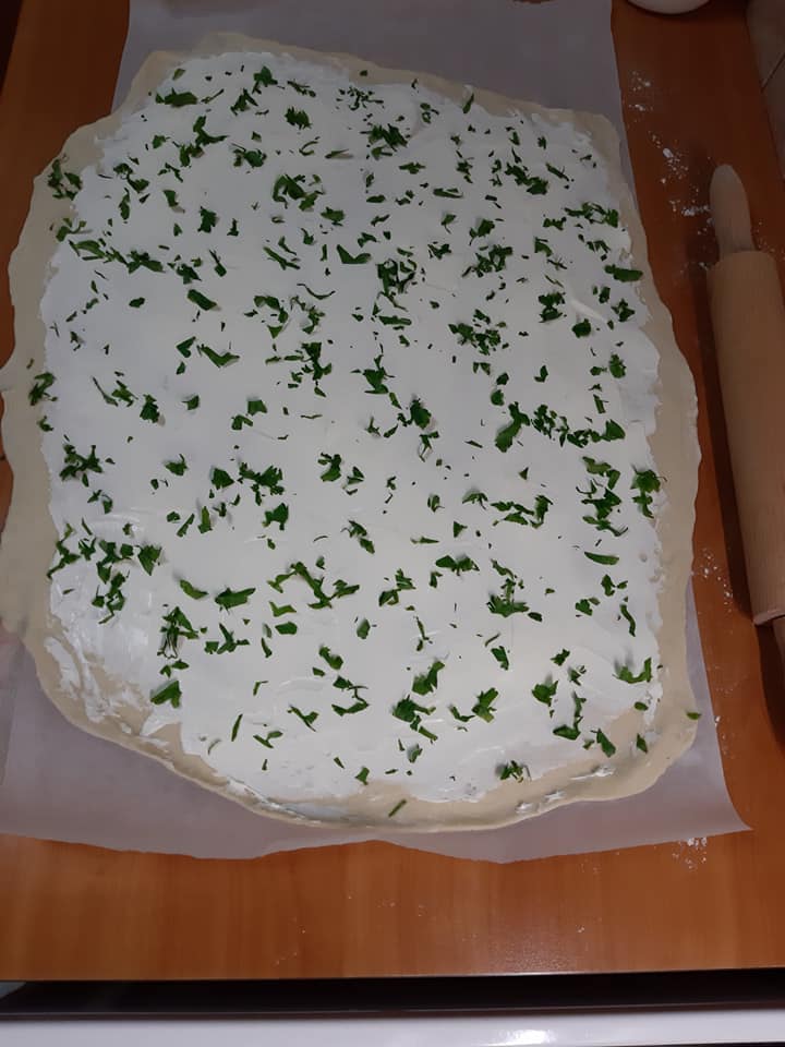 χριστουγεννιάτικο-δέντρο-με-τυρί κρέμα-και-γαλοπούλα-συνταγή-