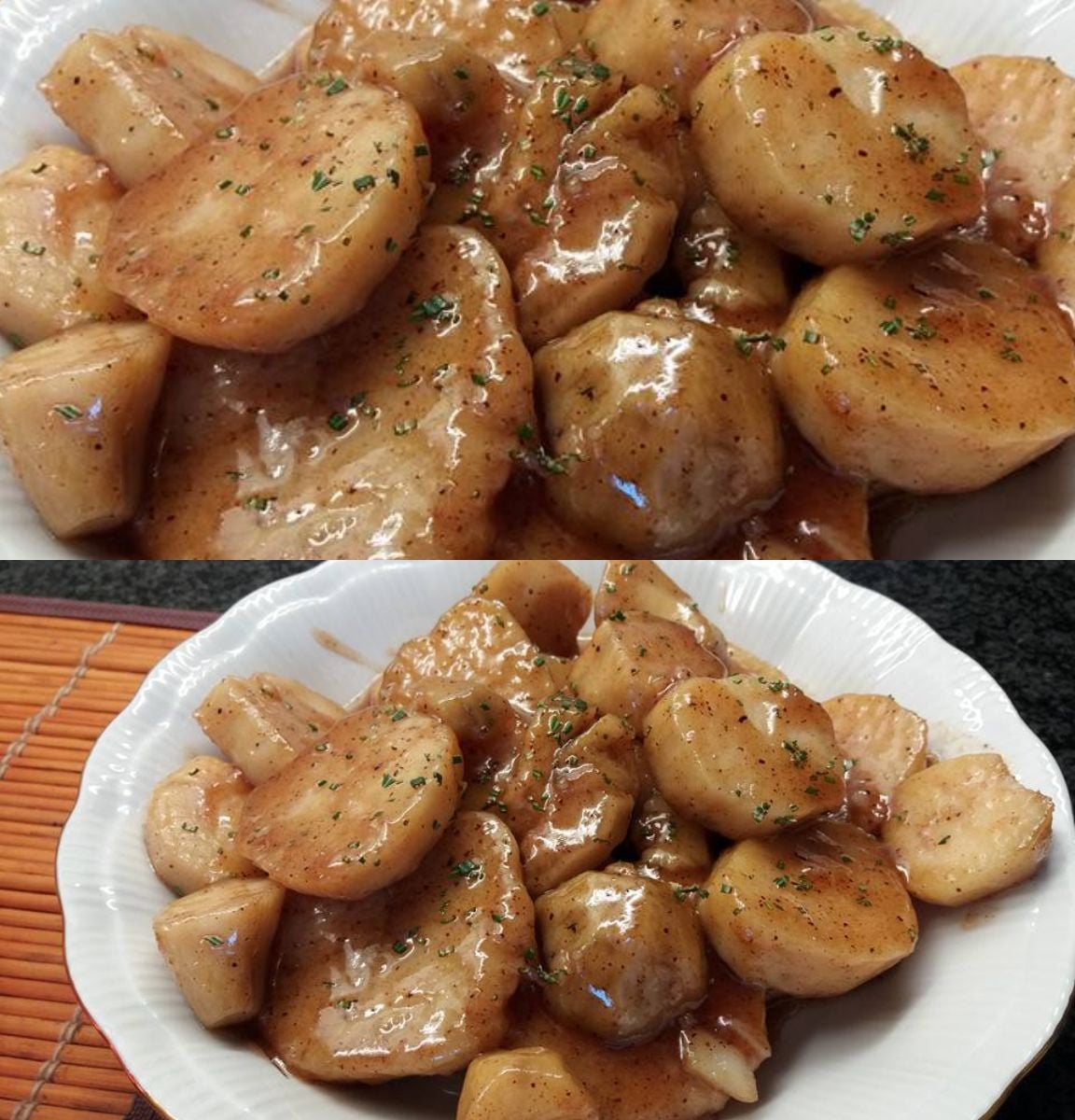 Ζαχαρωμένες γλυκοπατάτες