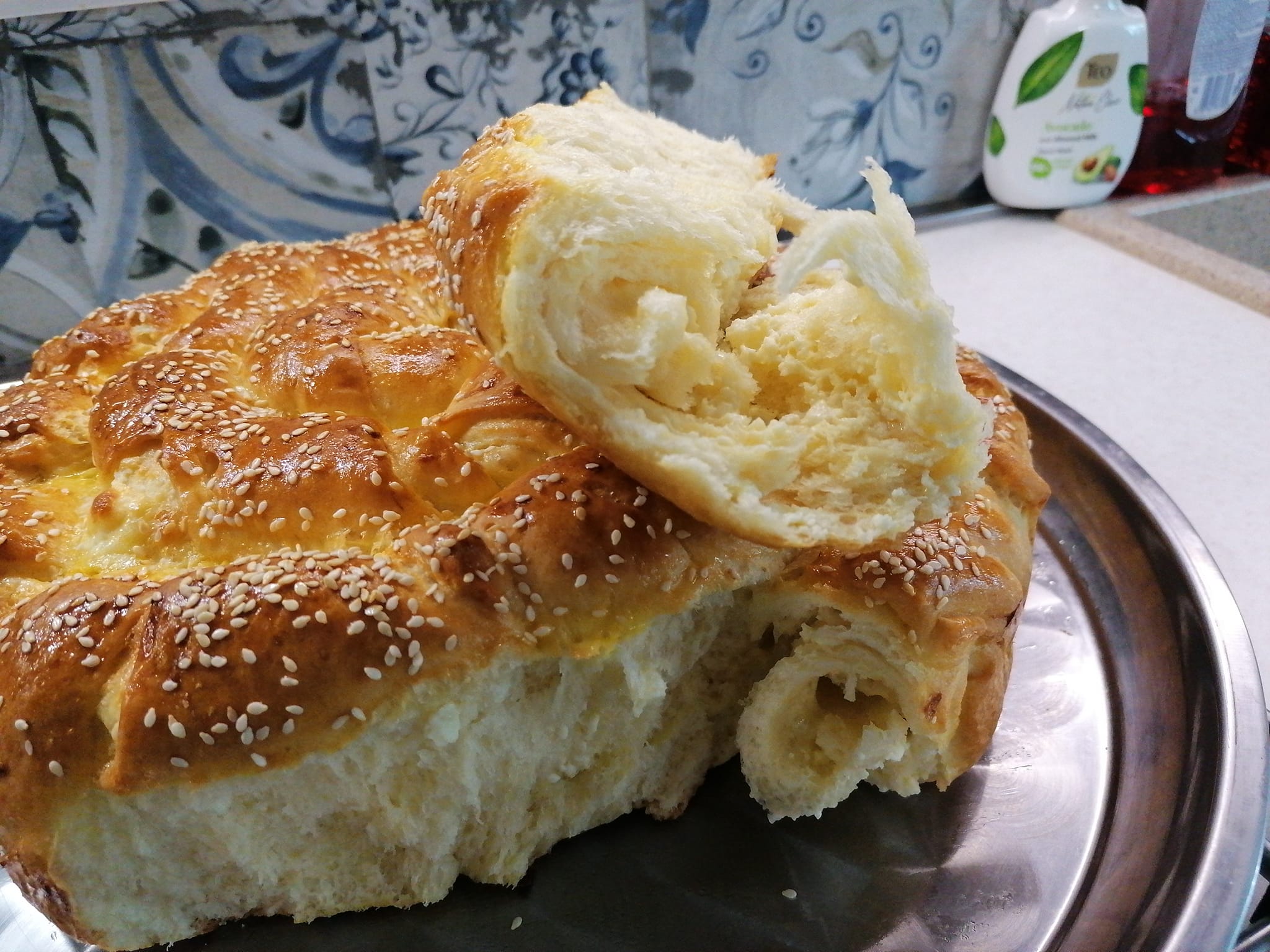 γιορτινό-τυρόψωμο-συνταγή-