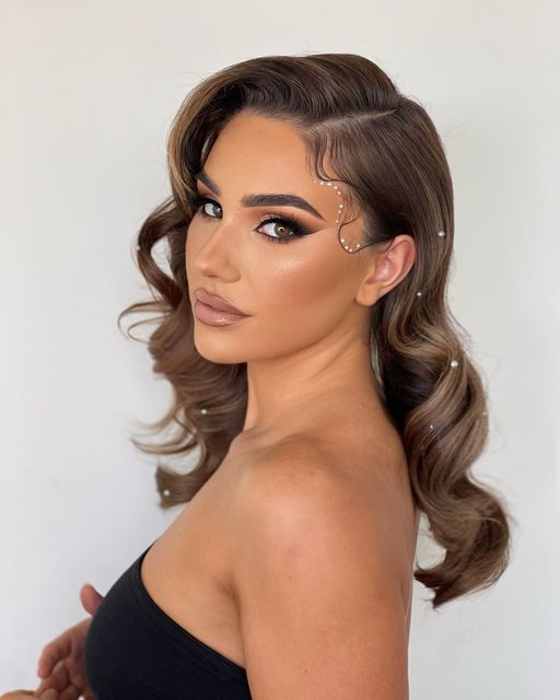 χάντρες-στα-κυματιστά μαλλιά-ιδέες- χάντρες-στα-κυματιστά μαλλιά-ιδέες-