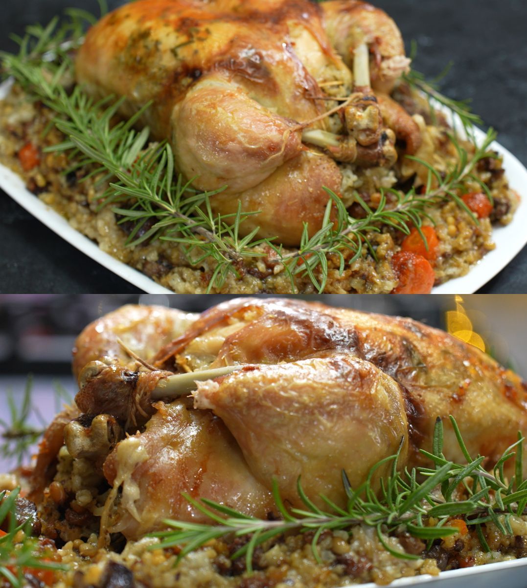 γεμιστό-κοτόπουλο-για-τα-Χριστούγεννα 2023-συνταγή-