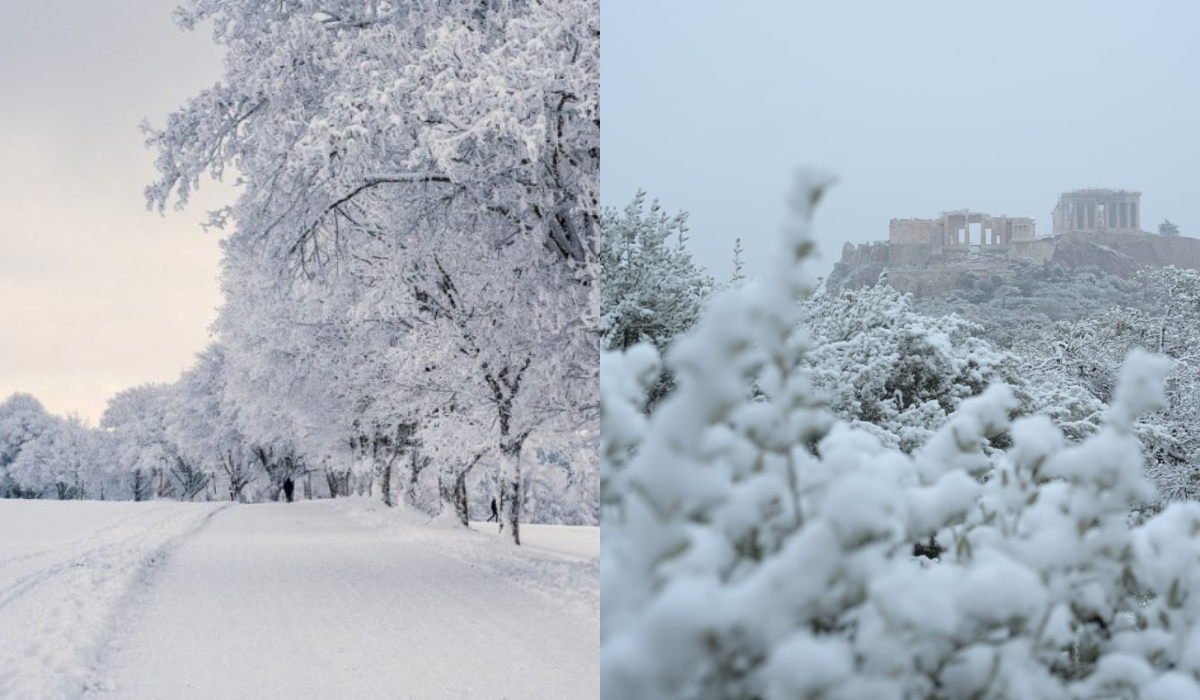 Καιρός : Στα «λευκά» ντύθηκαν Ήπειρος και Μακεδονία – Που αλλου θα χιονισει