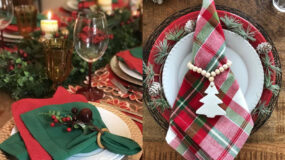 ιδέες-για-σχέδια-σε-πετσέτες-και-χαρτοπετσέτες-στο-Χριστουγεννιάτικο τραπέζι-Χριστούγεννα 2023-