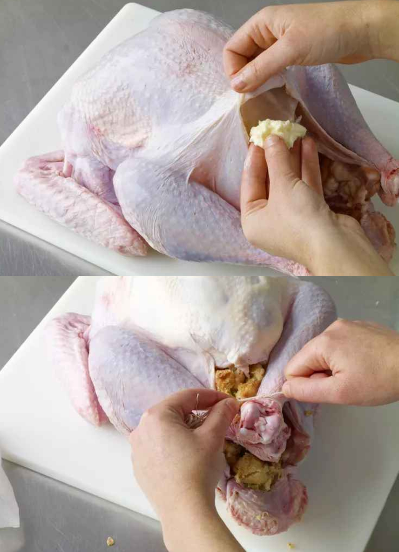 Πως ράβουμε και γεμίζουμε γαλοπούλα ή κοτόπουλο